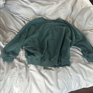 GAP Women's Teal Crew Neck Sweater batwing sleeves maternity